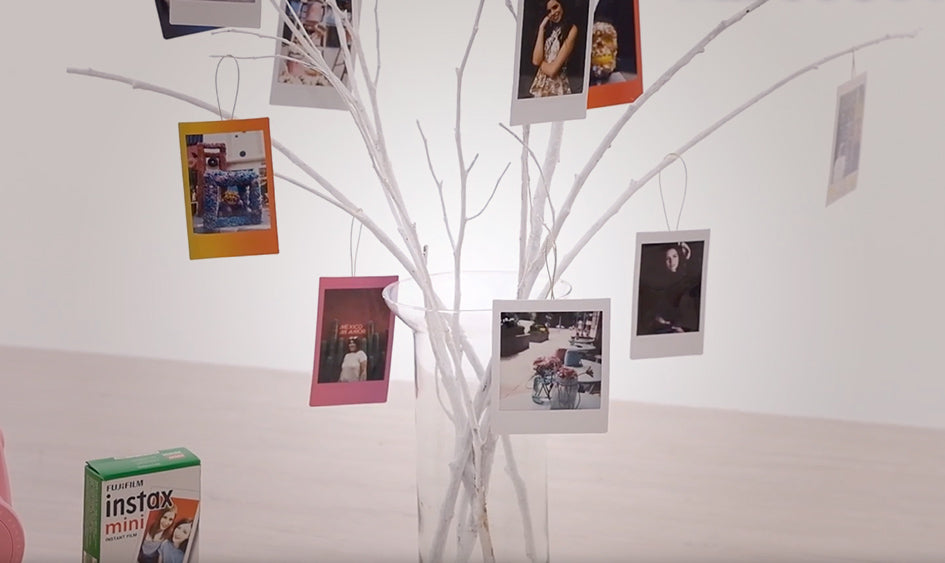 Haz tu propio arbolito con Instax