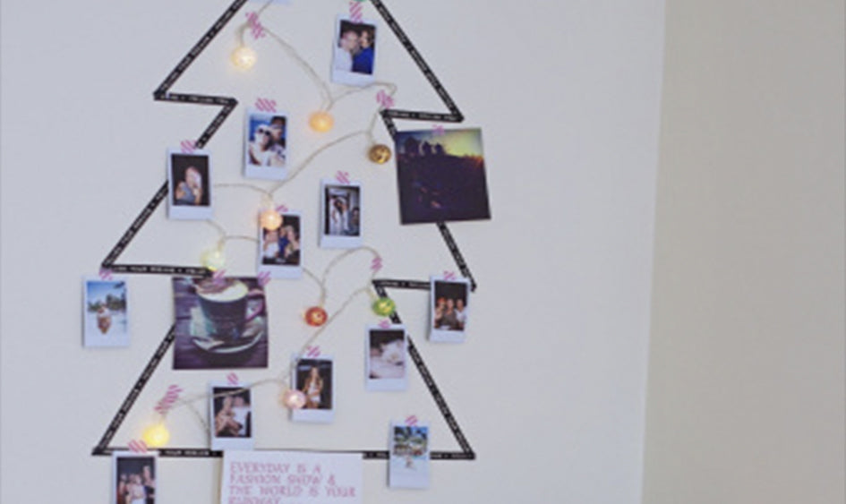 Creativos árboles de Navidad con Instax