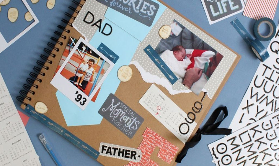 Un calendario Instax personalizado para papá