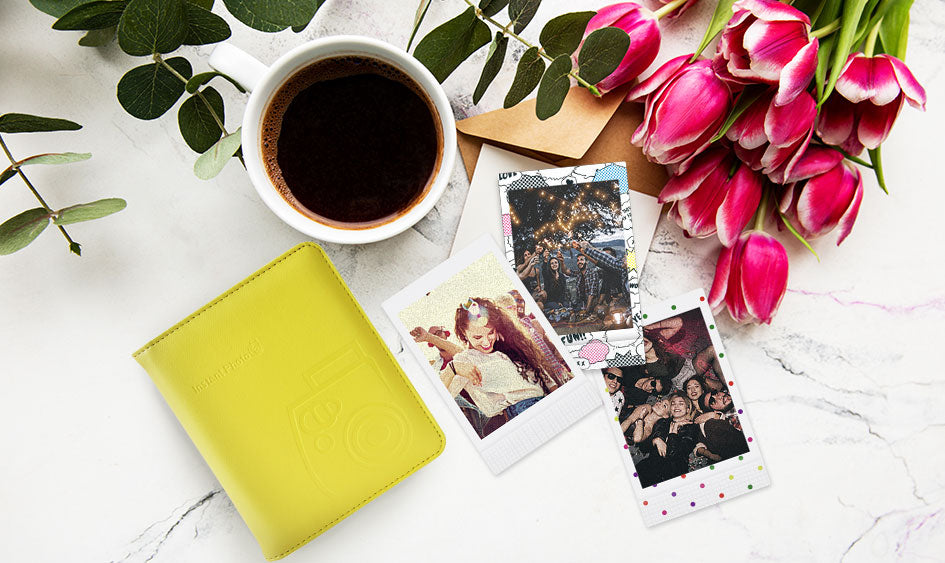Reúne tus instax en nuestros álbumes de piel