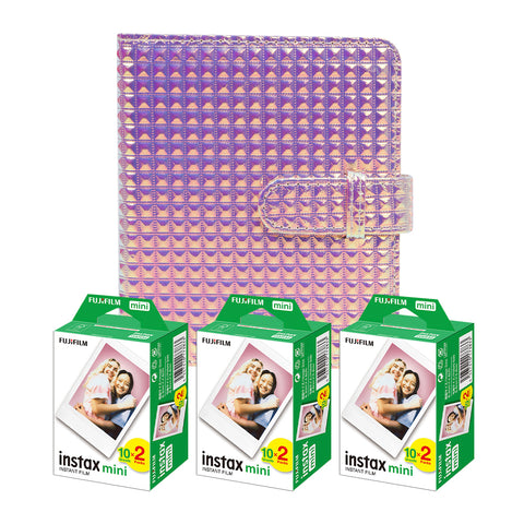 6 Pack Película Instax Mini + Álbum