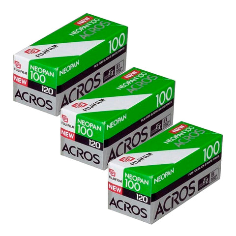 3-Pack Película Acros 100II 120/12
