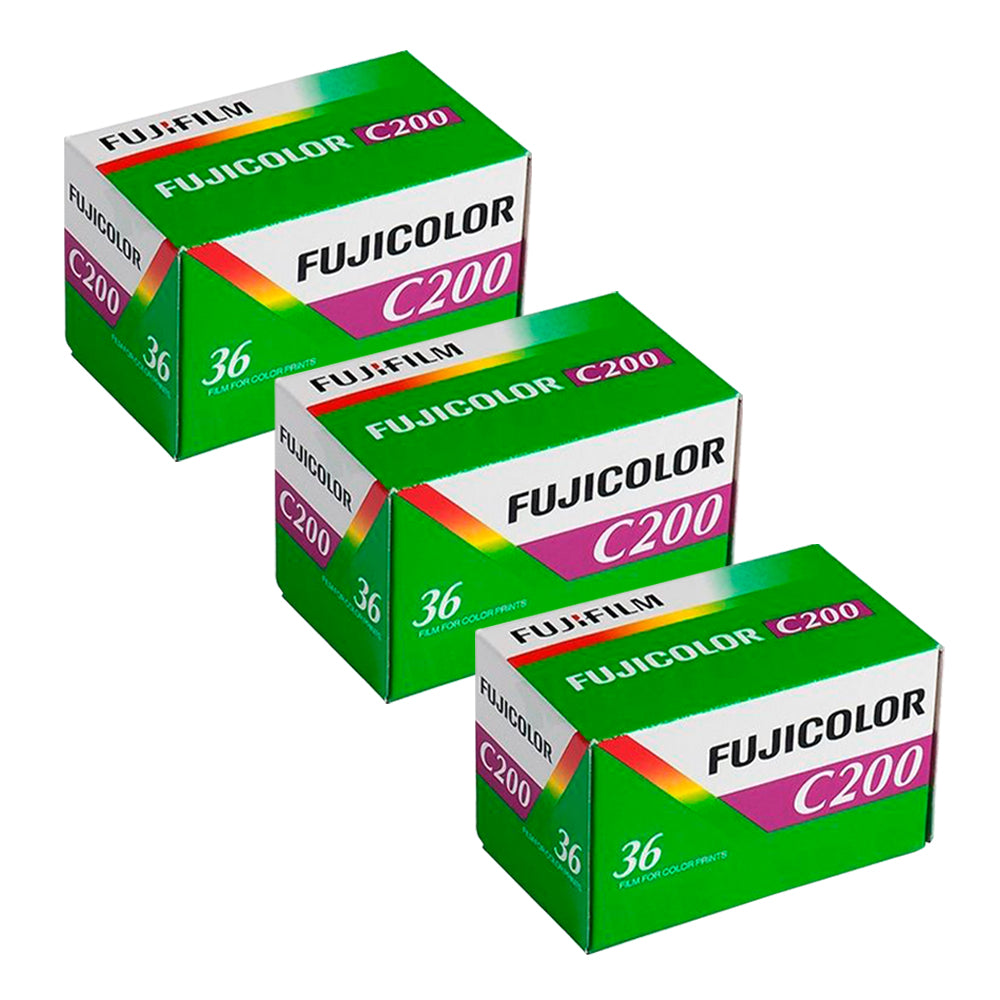 Pack 3 Rollos Fujicolor CLN 200 135/36