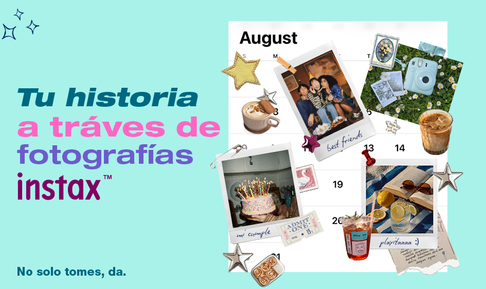 Tu historia a través de fotografías instax