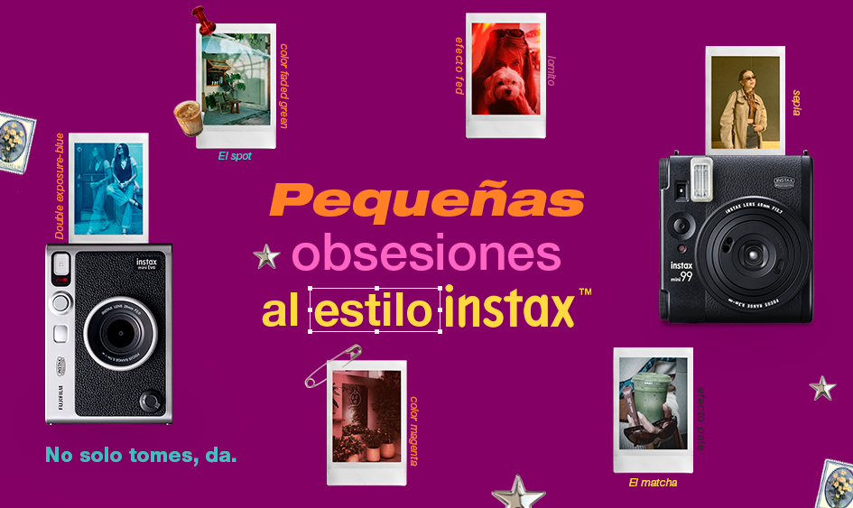 Pequeñas obsesiones al estilo instax