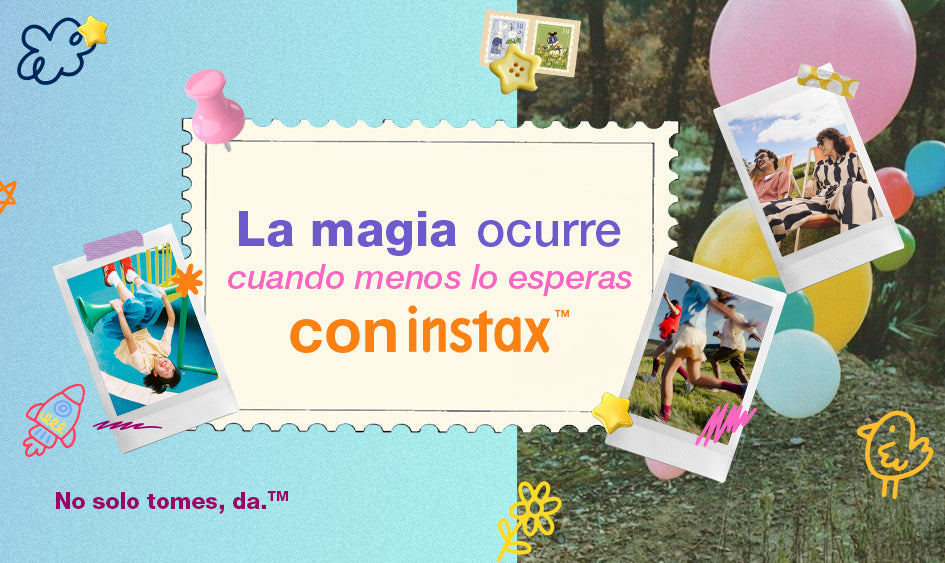 Captura lo inesperado con instax