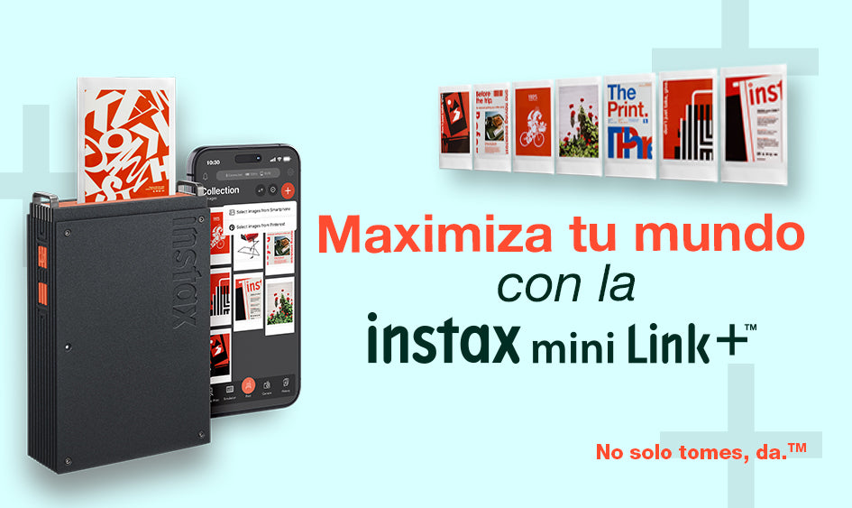 Maximiza tu mundo con la instax mini Link+