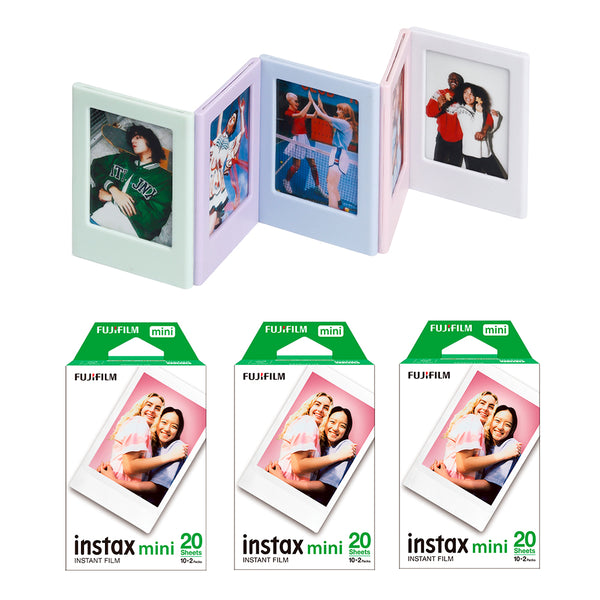 Pack Película Instax Mini 60 Fotos + Marco