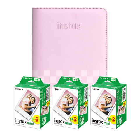 Pack Película Instax Mini 60 Fotos + Marco