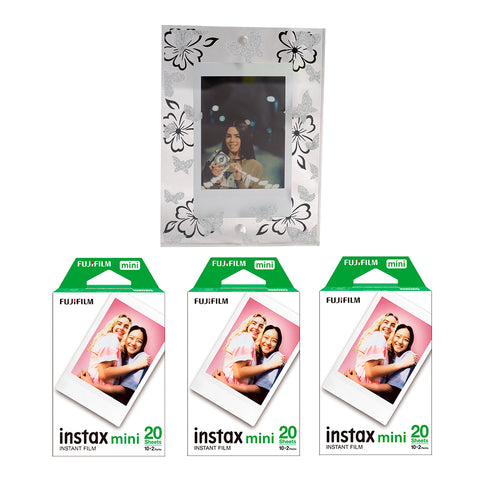 6 Pack Película Instax Mini + Marco