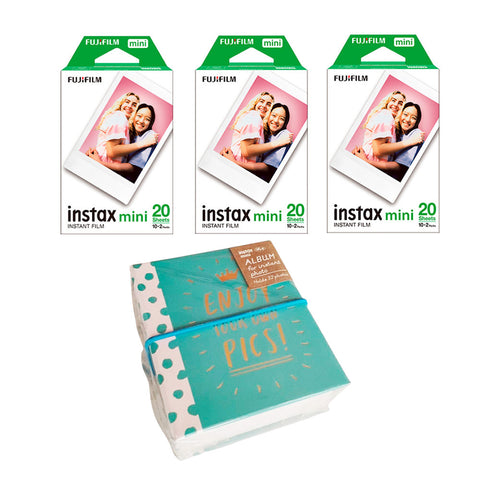 6 Pack Película Instax Mini + Álbum