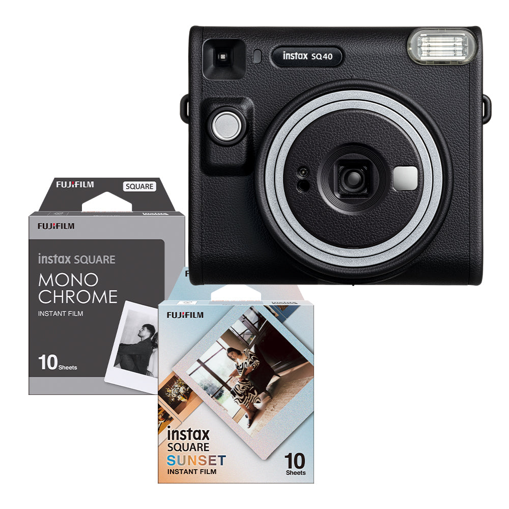 Kit Cámara instax SQUARE40 + Película Especial