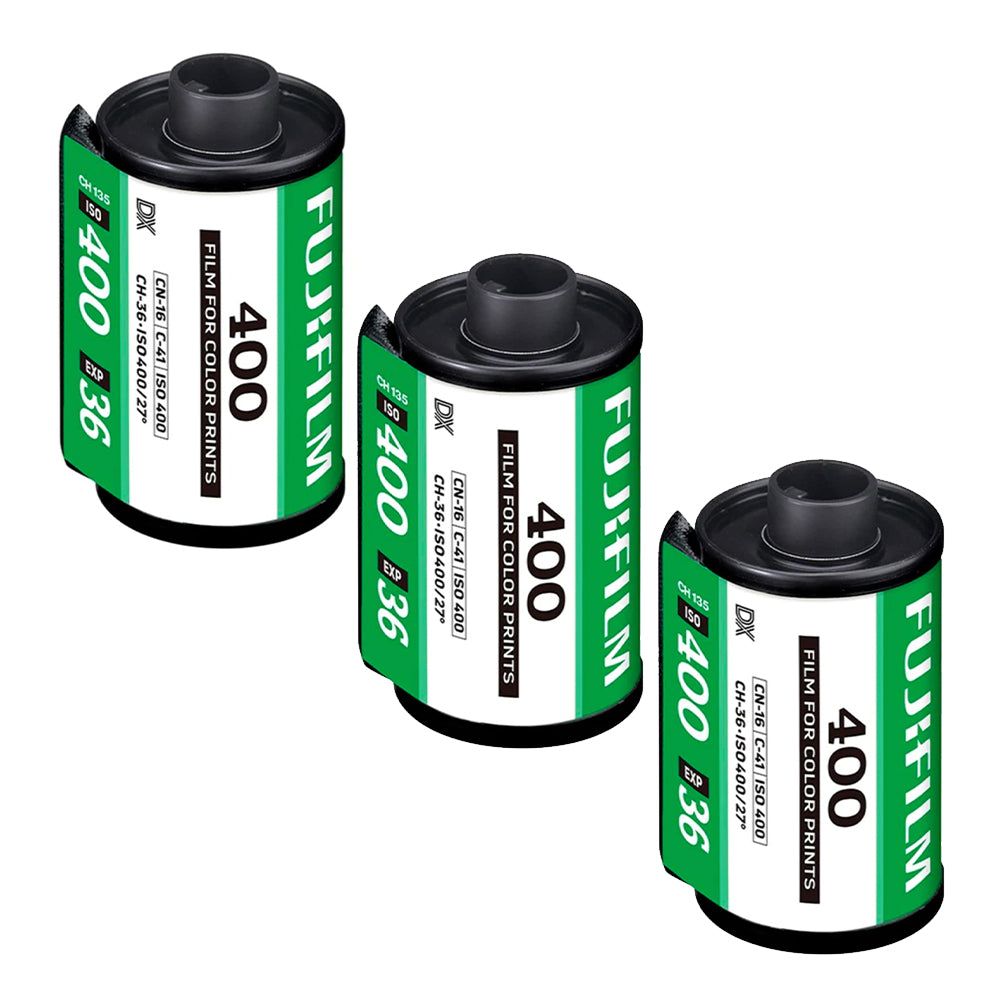 Pack 3 Rollos Fujicolor CLN 400 135/36