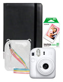 Paquete Instax Mini 12 Azul + 20 Fotos+ Funda+ Album