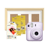 Paquete Instax Cámara Mini 12 + Marco de Madera + Accesorios