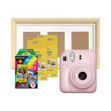 Paquete Instax Cámara Mini 12 + Marco de Madera + Accesorios