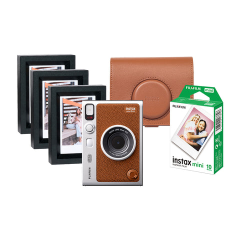 Kit Cámara Instantánea Instax Mini Evo + Marco 3 en 1 + Película + Accesorios