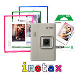 Kit Cámara Instantánea Instax LiPlay + Marco Magnético + Película + Accesorios