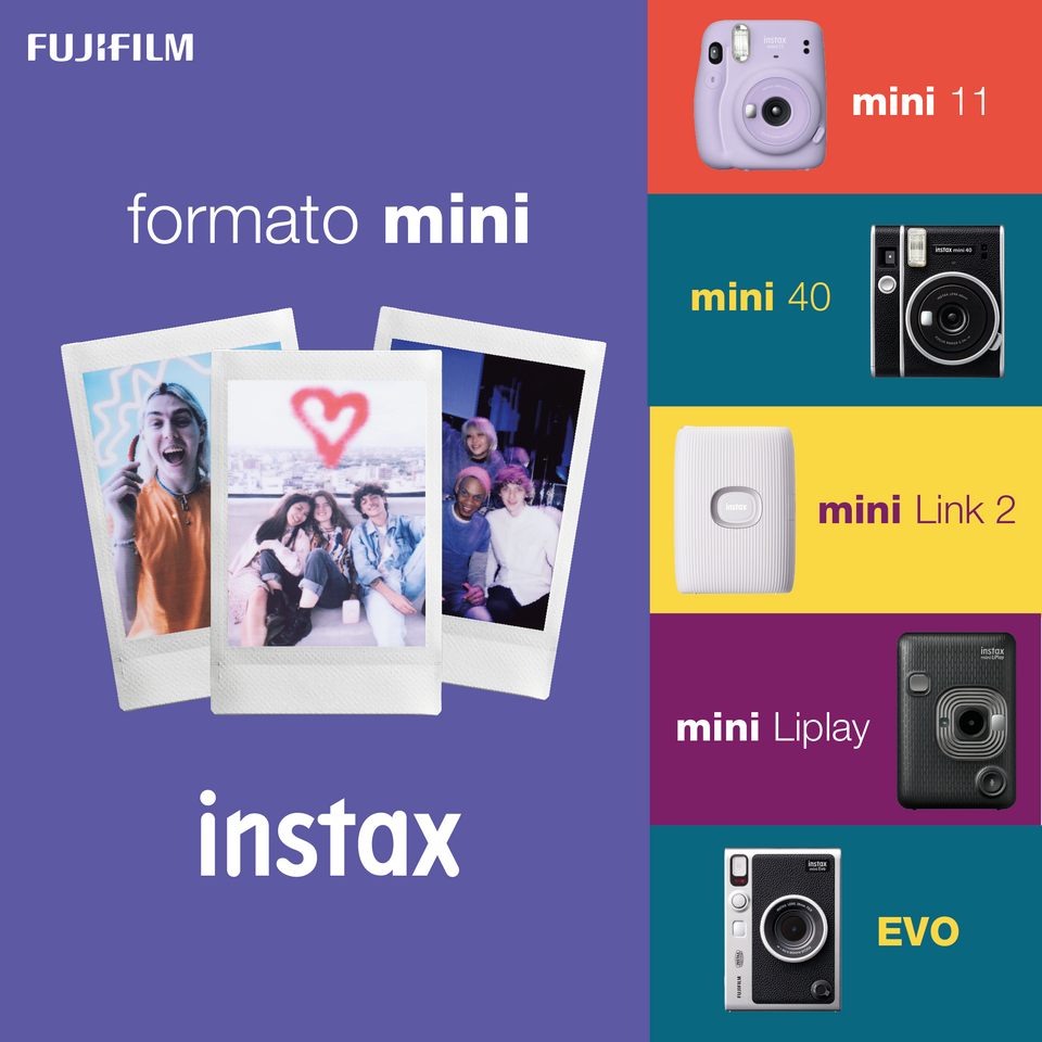 Película instantánea Fujifilm Instax Mini, 10 hojas de 5 paquetes × 2 (100  hojas) : Precio Guatemala