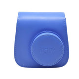 Funda Instax piel Mini cobalto